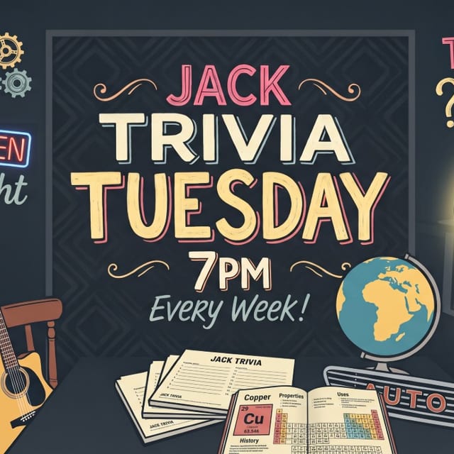 Tuesday Trivia - 7 pm