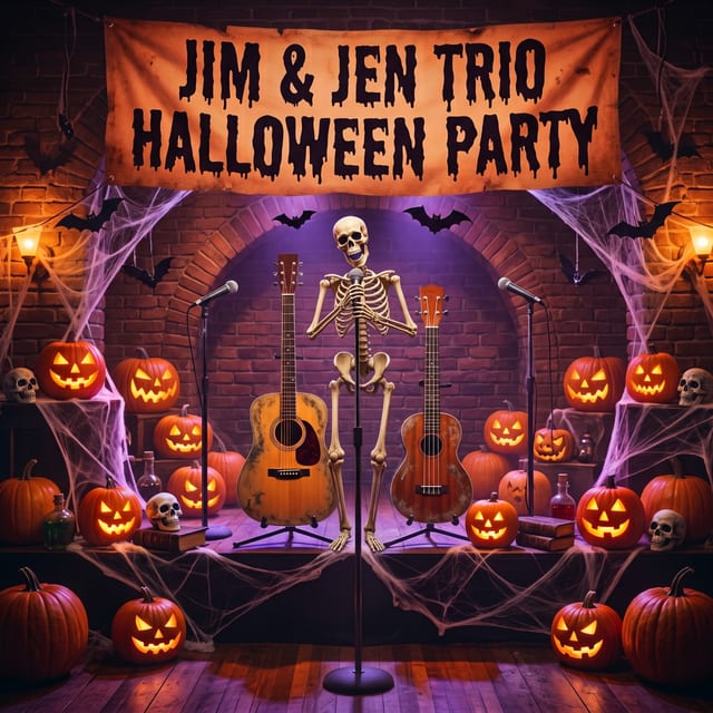 SPOOKY Live Music Friday - Jim & Jen's Halloween Show