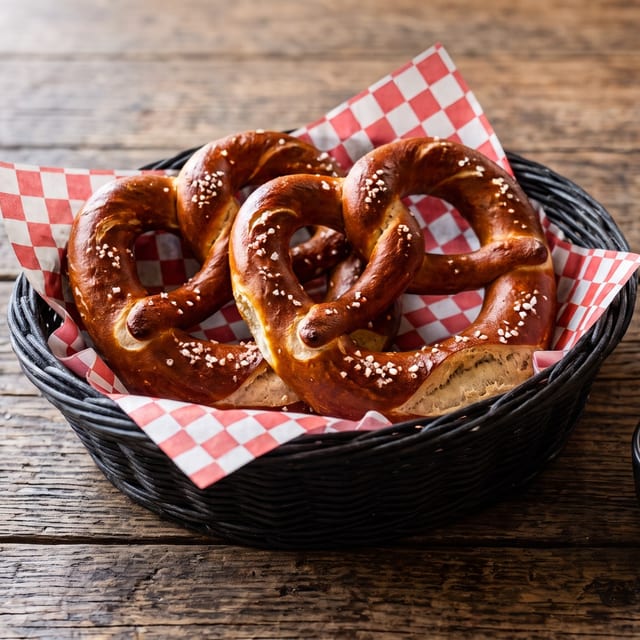 Bavarian Pretzels.
